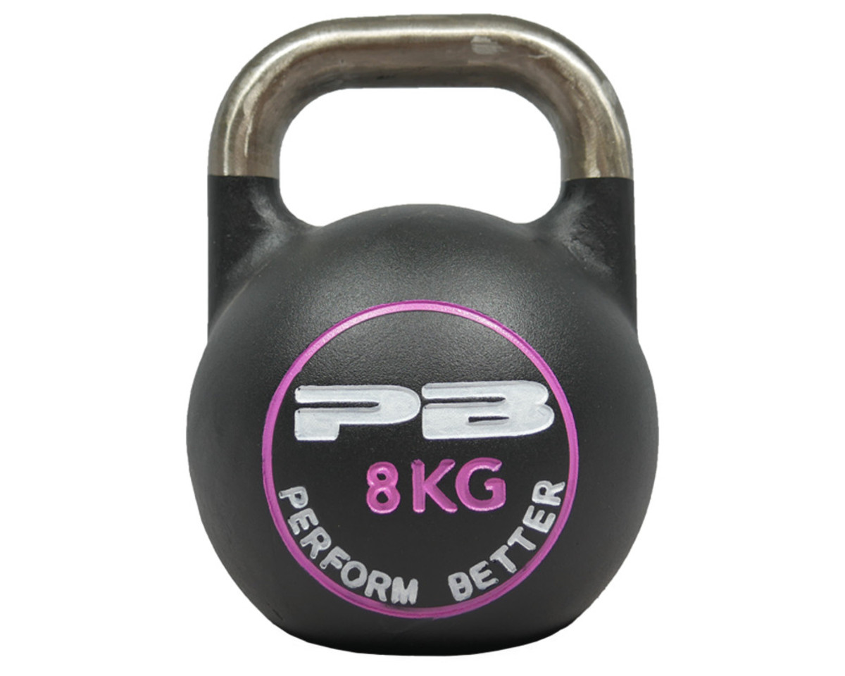 PB Competition Kettlebells - Schwarz/Pink 8 kg