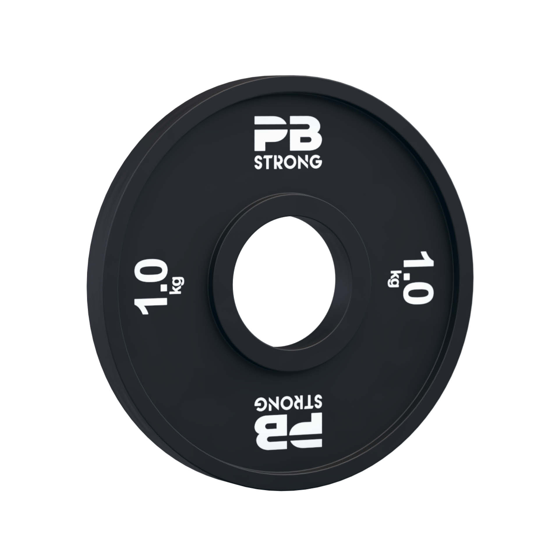 PB Strong Hantelscheibe Gummi Schwarz (Stk) 1 kg PB Strong Hantelscheibe Gummi Schwarz (Stk) 1 kg