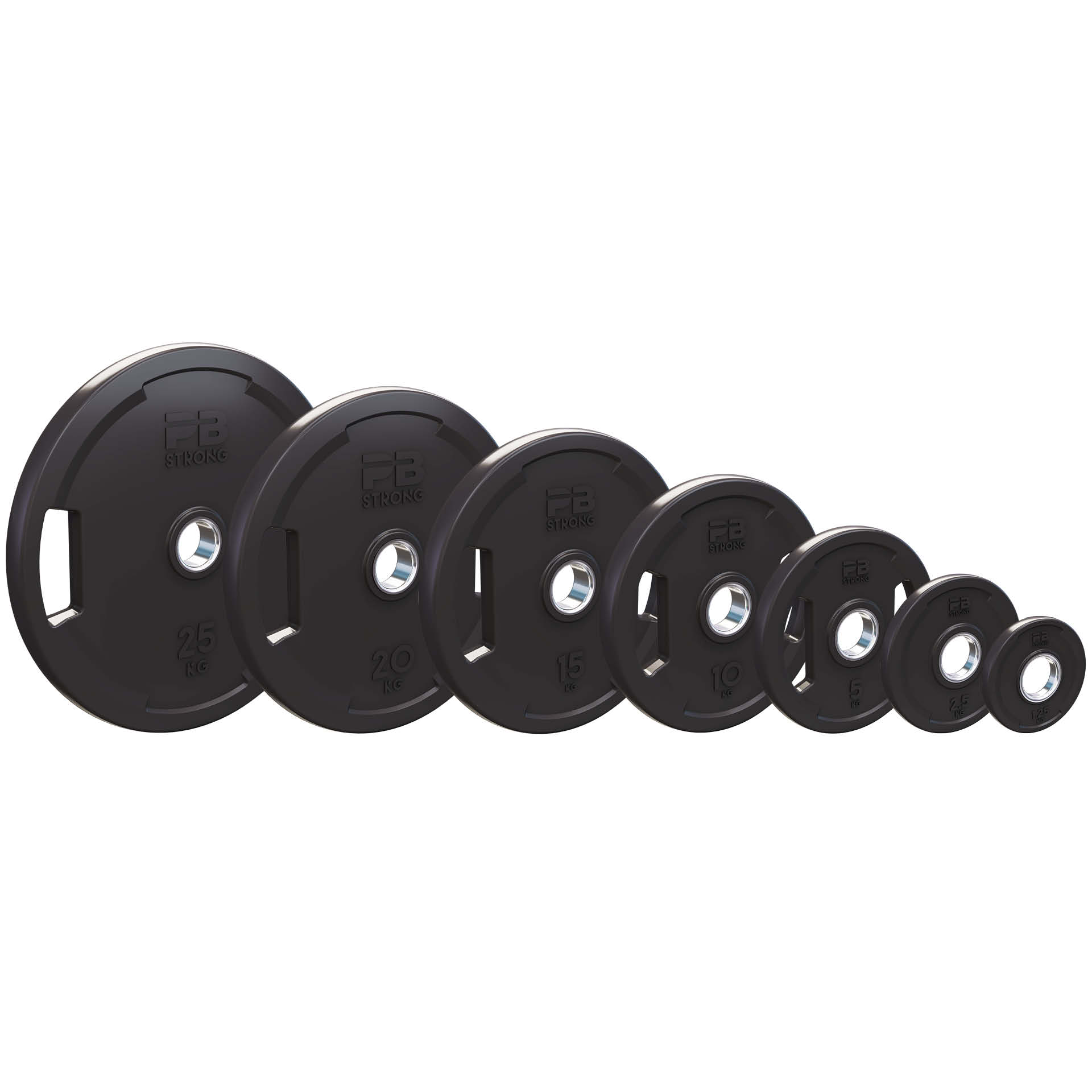 PB Strong 2-Griff Hantelscheibe Urethane 50mm (Stk) 1,25 kg