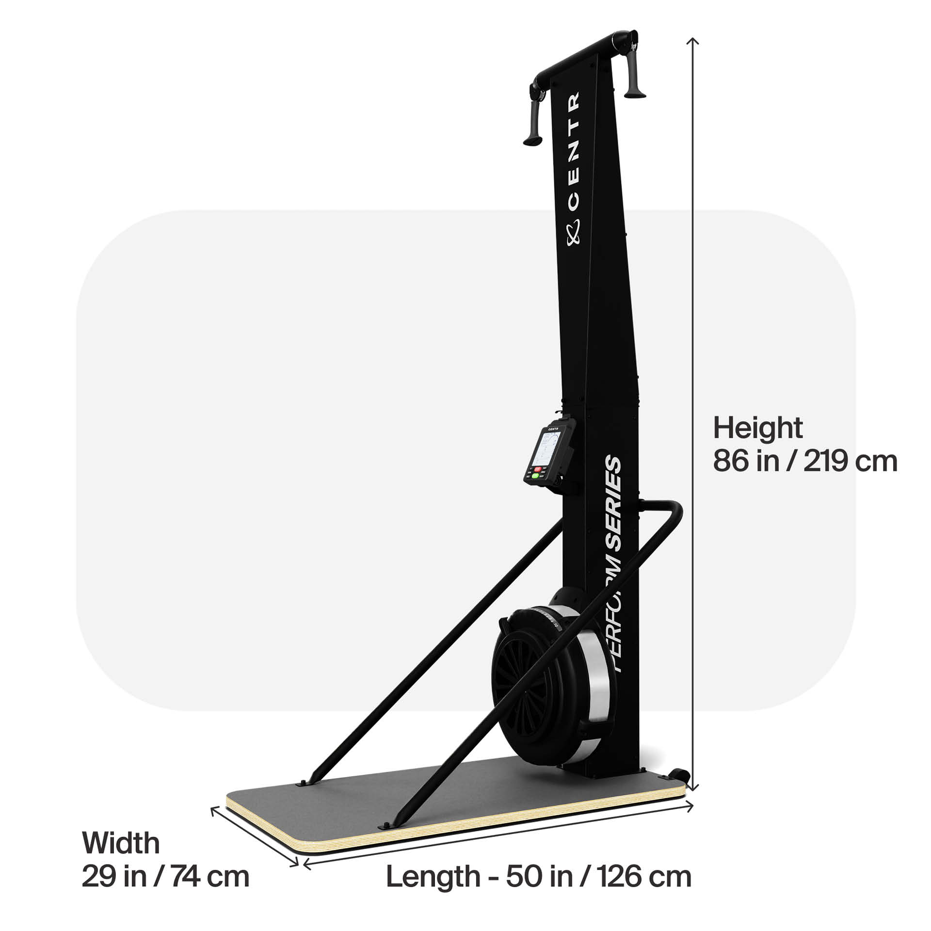 CENTR Perform Series Ski Erg with Base