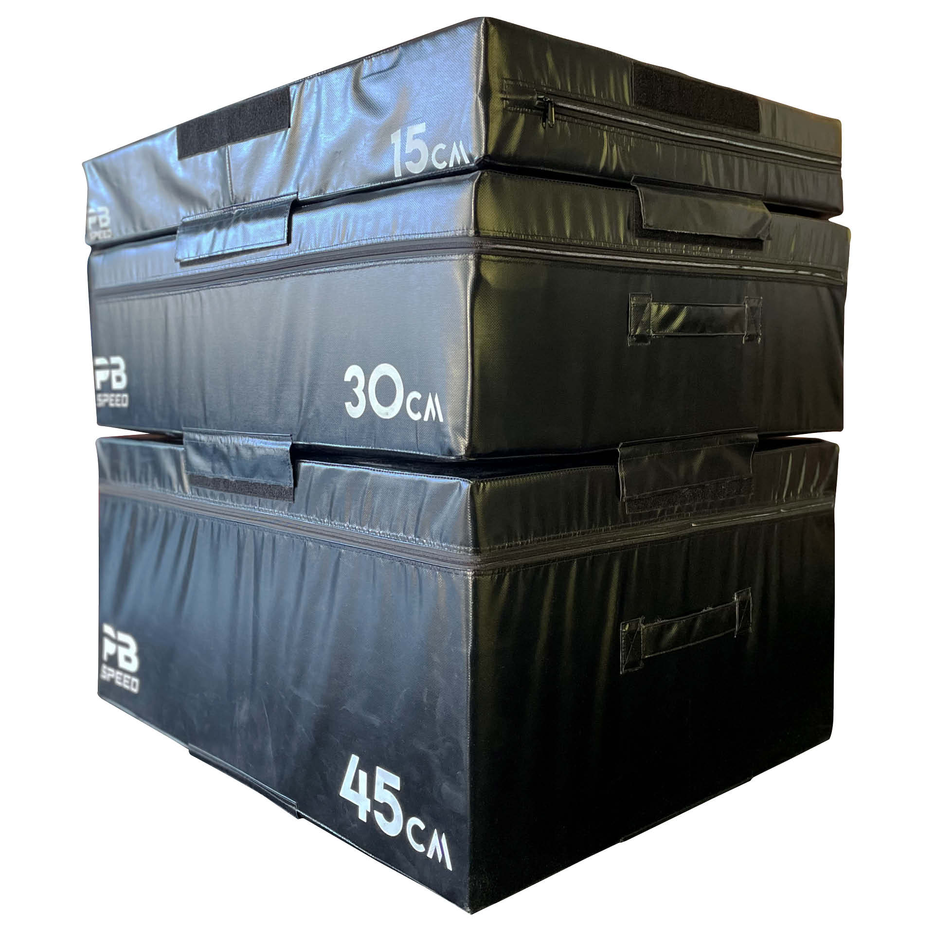 PB Speed Soft Plyo Box schwarz - 15, 30 und 45 cm (Set) PB Speed Soft Plyo Box schwarz - 15, 30 und 45 cm (Set)