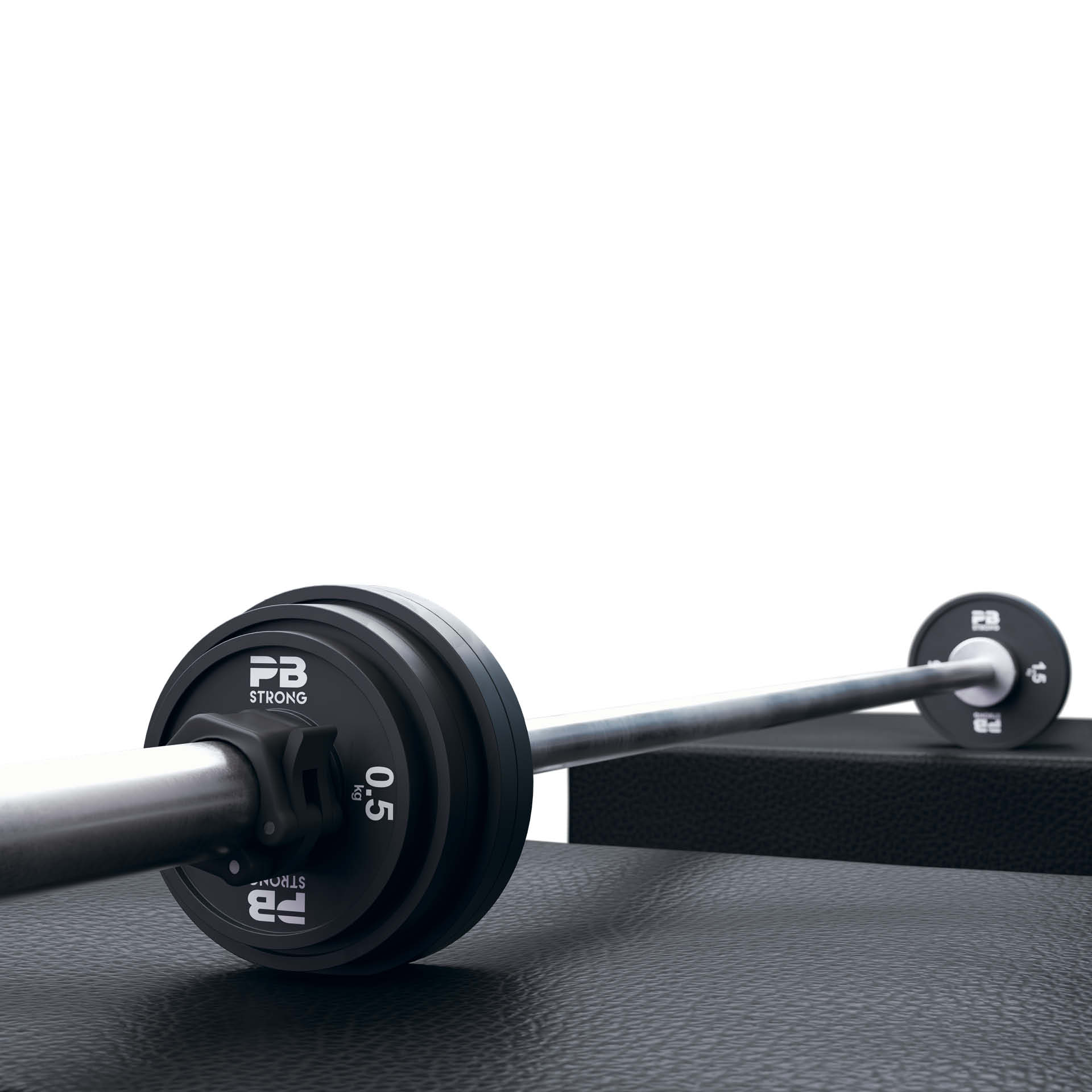 PB Strong Hantelscheibe Gummi Schwarz (Stk) 1 kg PB Strong Hantelscheibe Gummi Schwarz (Stk) 1 kg