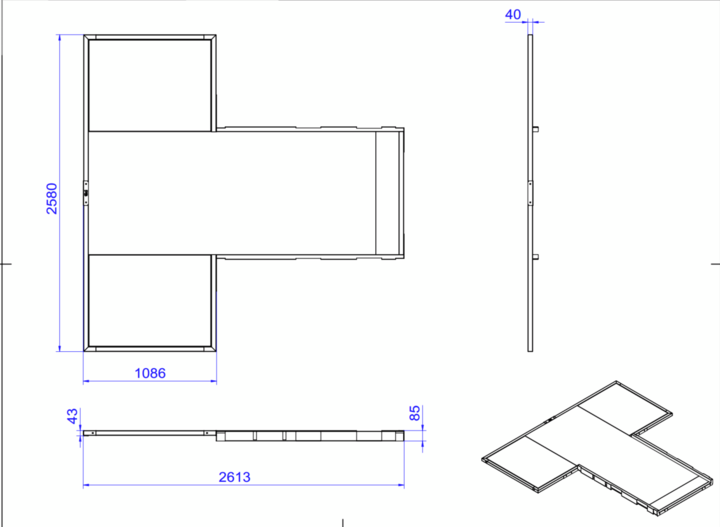 Perform Better Halfrack Platform, Wood (Accessory)