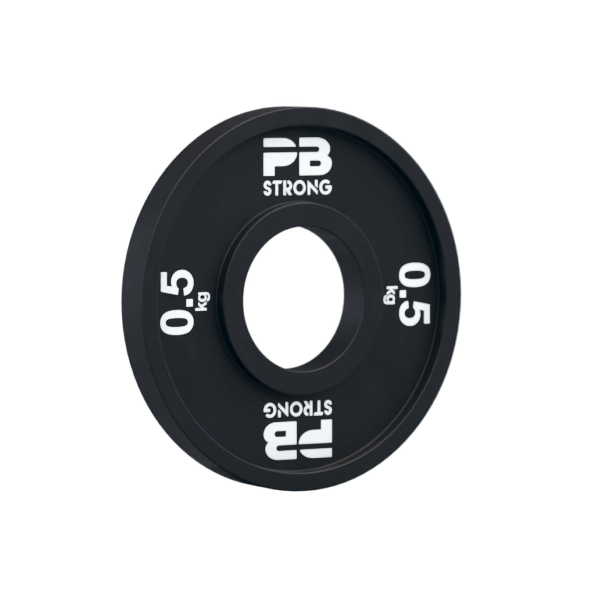 PB Strong Hantelscheibe Gummi Schwarz (Stk) 0,5 kg