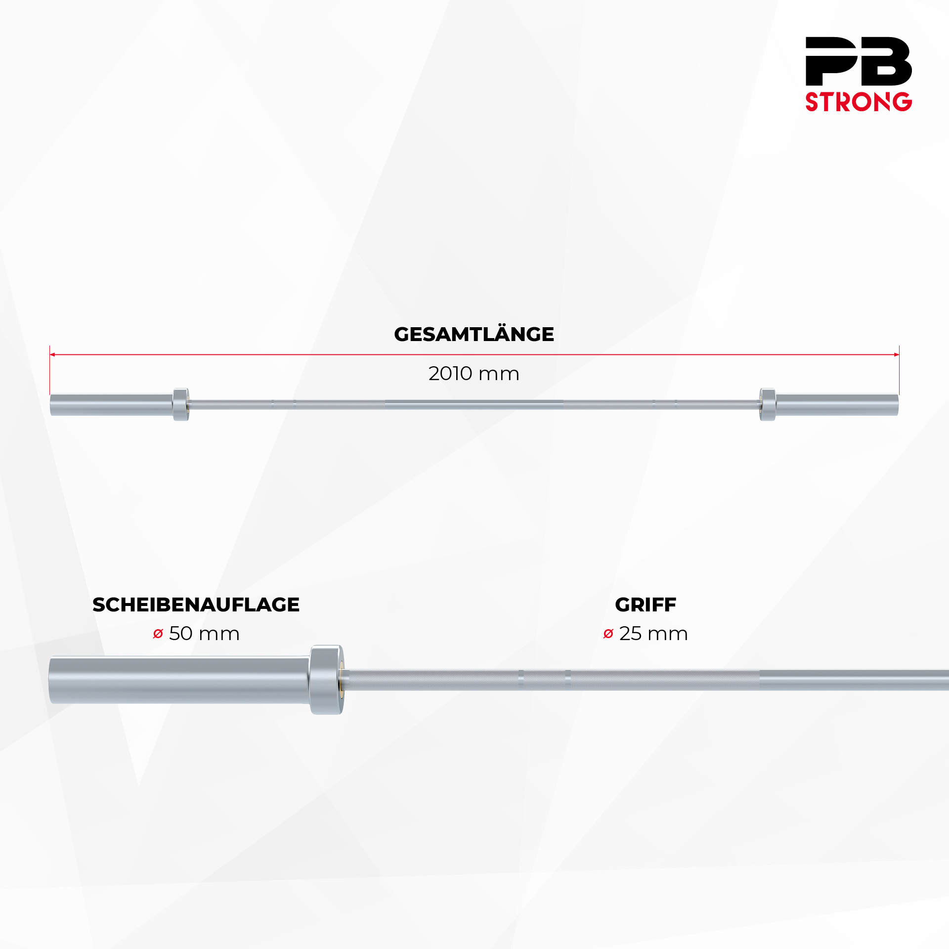 PB Strong Wettkampf Langhantelstange  Pro 15 kg