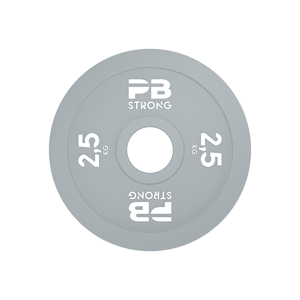 PB Strong Wettkampf Hantelscheibe (Stk) Grau 2,5 kg PB Strong Wettkampf Hantelscheibe (Stk) Grau 2,5 kg