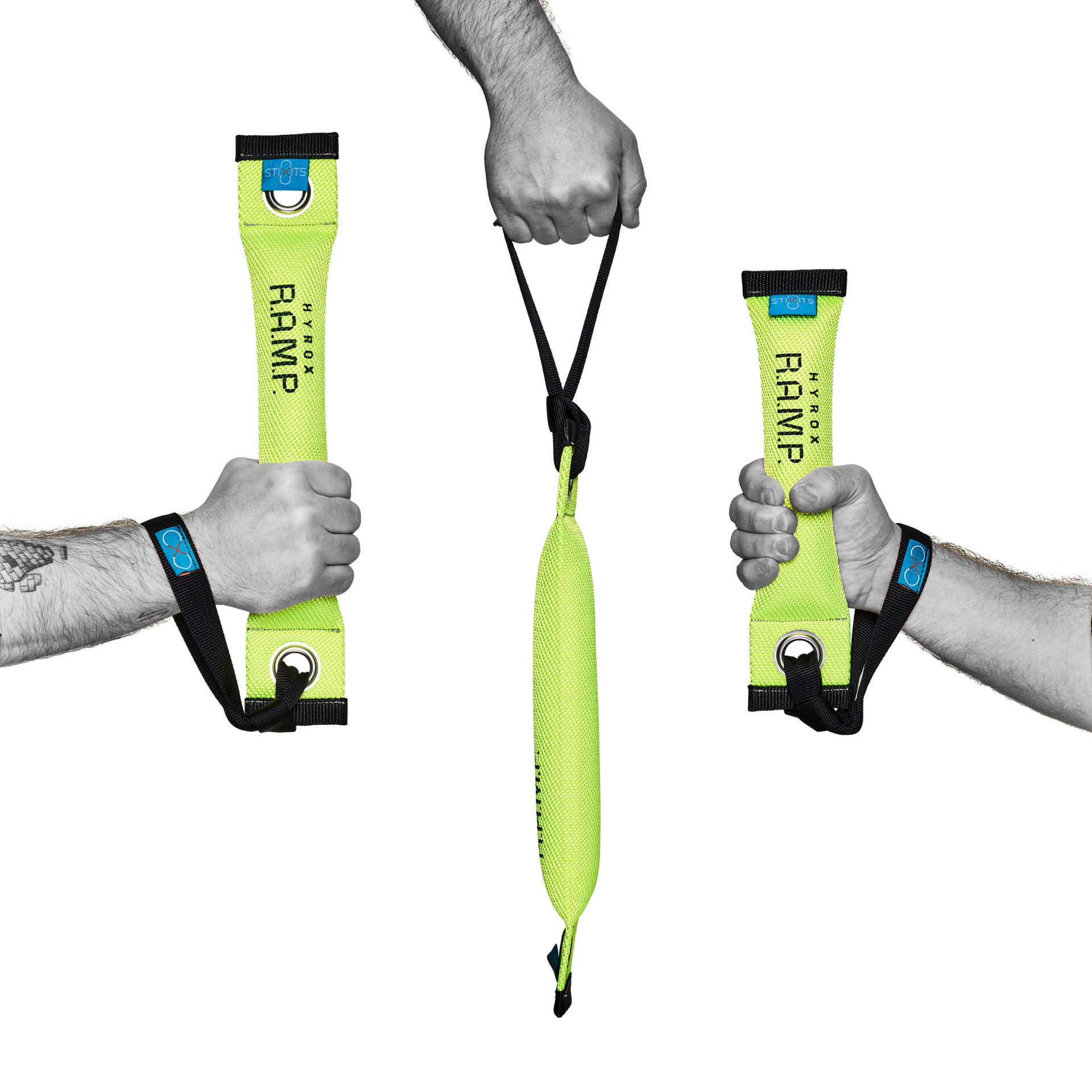 HYROX R.A.M.P. STIXITS Handloops Schwarz (Accessory) (Paar)
