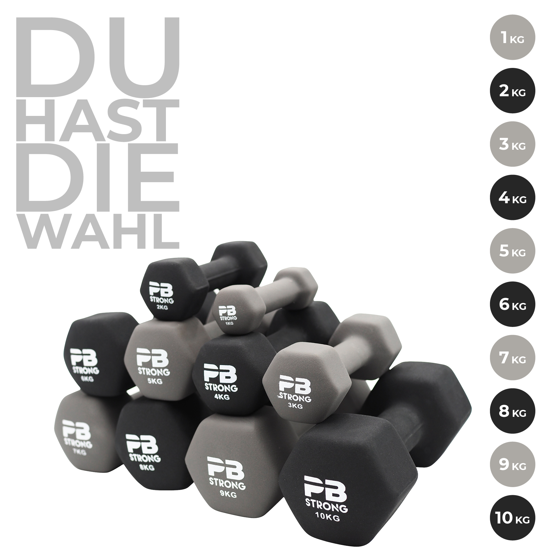 PB Strong Neopren Kurzhantel Schwarz (Stk) 2 kg PB Strong Neopren Kurzhantel Schwarz (Stk) 2 kg