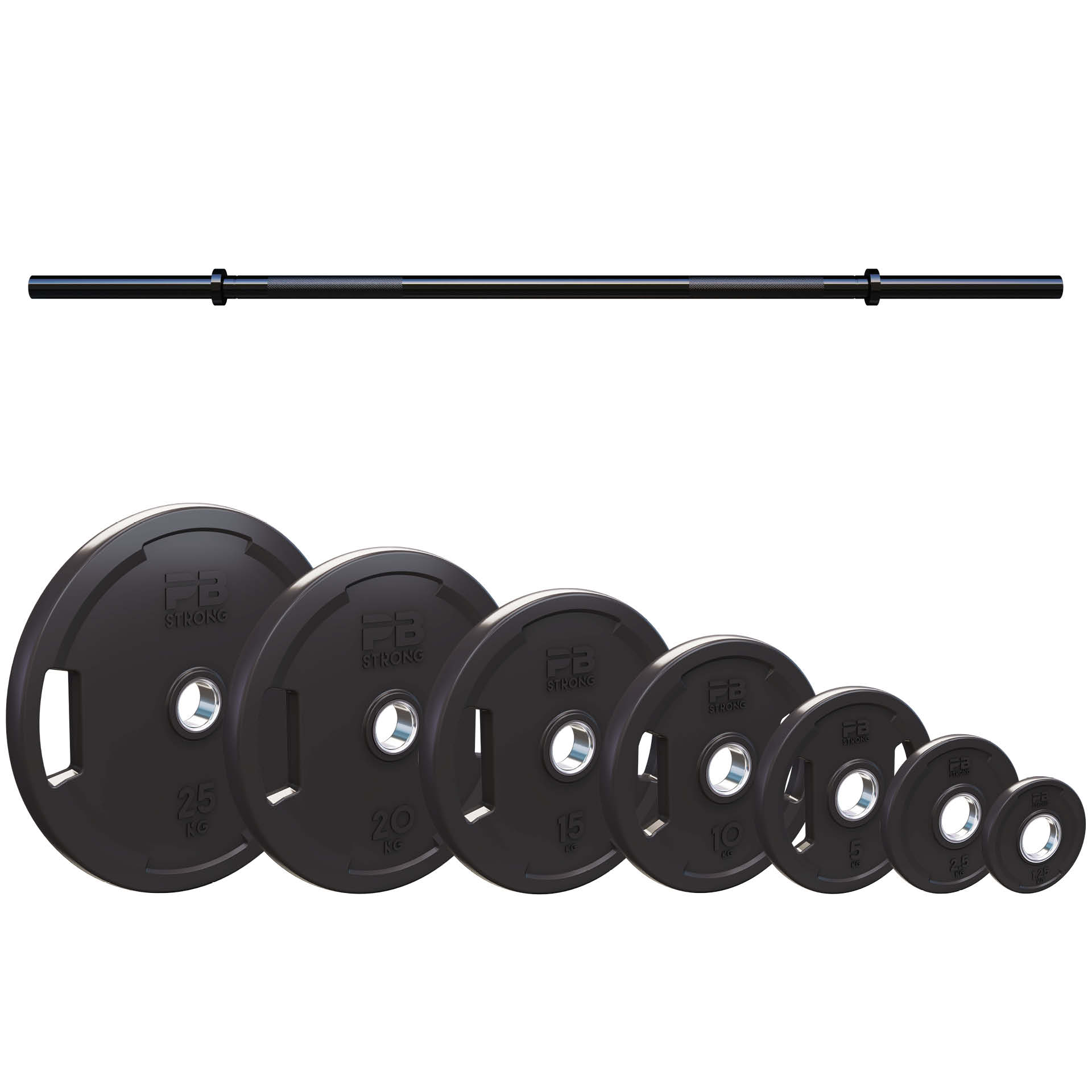 PB Strong 2-Griff Hantelscheibe Urethane 50mm (Stk) 1,25 kg