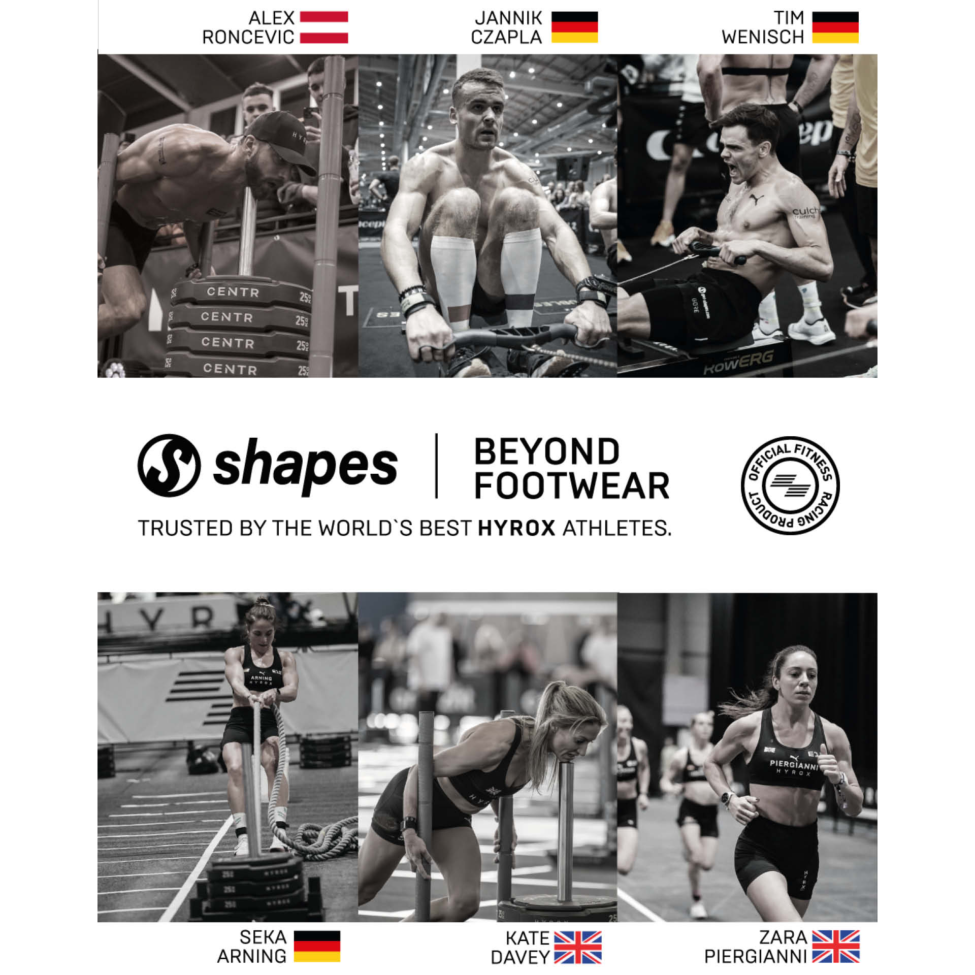 Shapes HYROX Size 2 EU 37-38 (Paar)